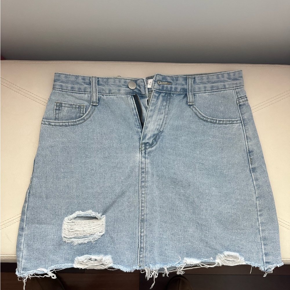 Jean Skirt- Size Small